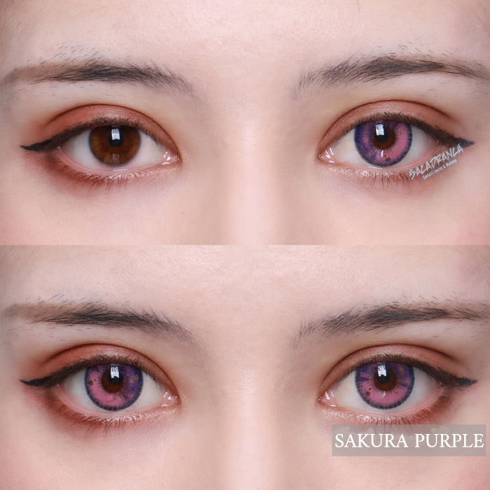 Lenti Cosplay Premium Sakura Anime Purple 14.50 mm &#8211; Collage