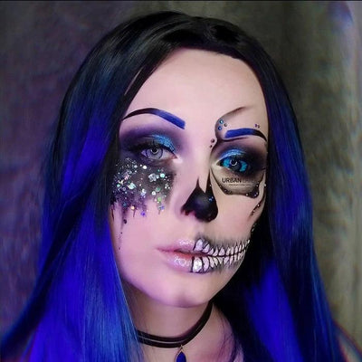 Lenti Cosplay Sclera Elf Blue 22 mm – Indossate