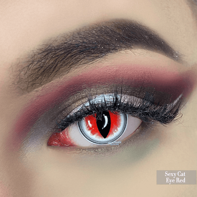 Lenti Cosplay Premium Sacadranca Sexy Cat Eye Red – Copertina