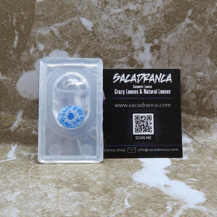 Lenti Cosplay Crazy Lens White Walker Blue - Texture