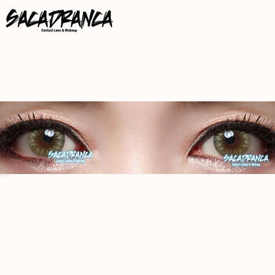 Lenti Colorate Glassball Green – Dettaglio occhi