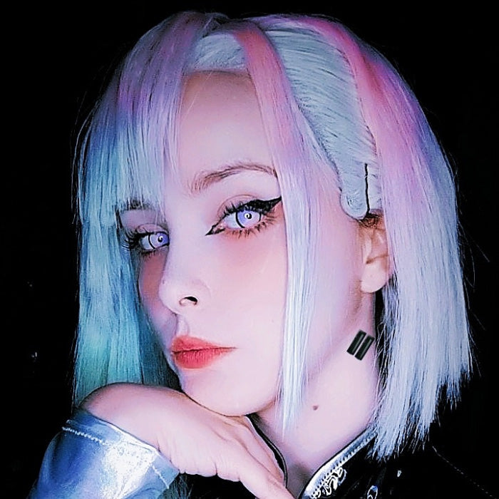 lenti cosplay crazy lens sacadranca lucy cyberpunk - viso