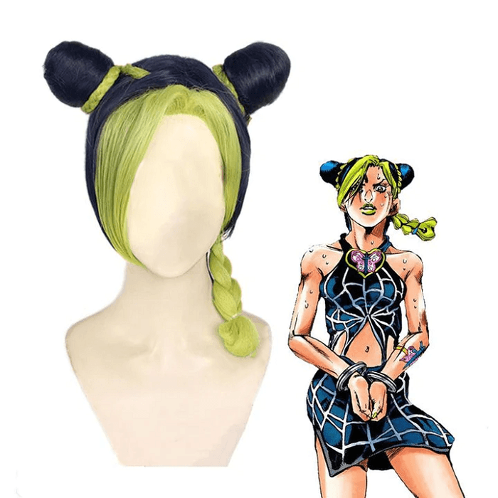 parrucca cosplay sacadranca jojo jolyne kujo - copertina