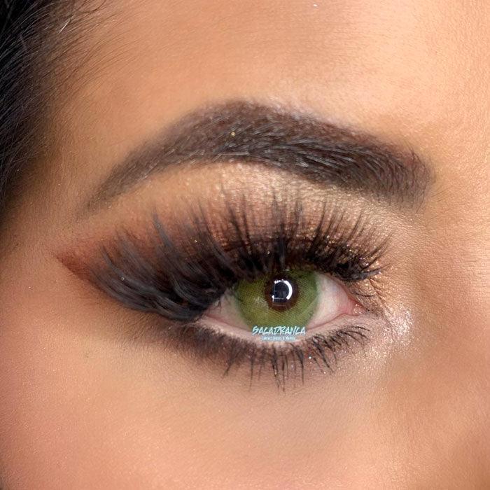 Lenti Colorate Effetto Naturale Queen Green &#8211; Foto Occhio